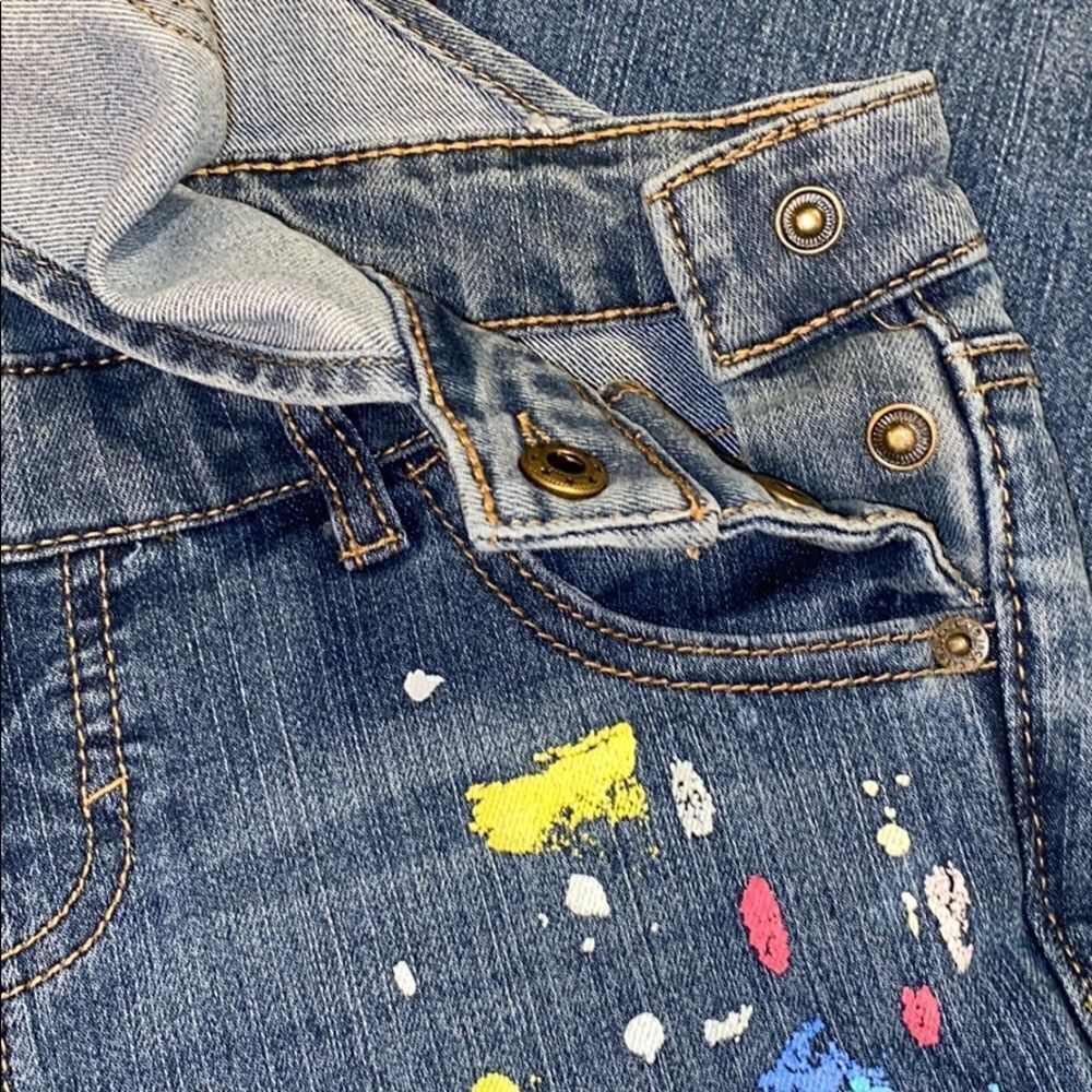 Cat & Jack Splatter Paint Overalls - Picture 8 of 10